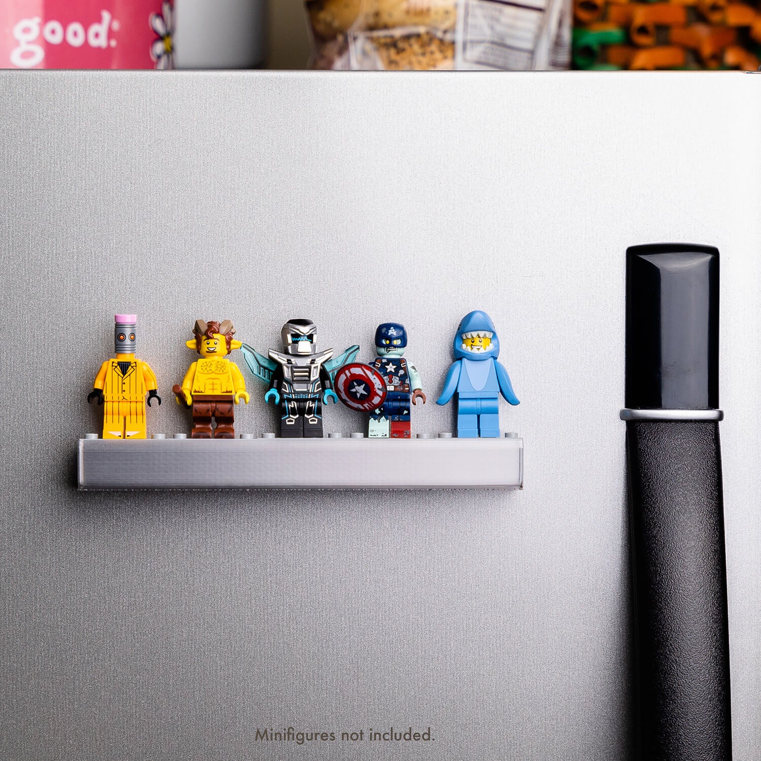 Magnetic Shelf Display for LEGO® Minifigures - StudBee