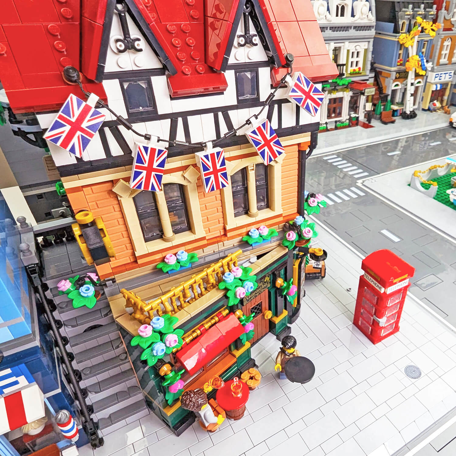 United Kingdom Country Flag - UK - Custom Printed - Made Using a LEGO Tile