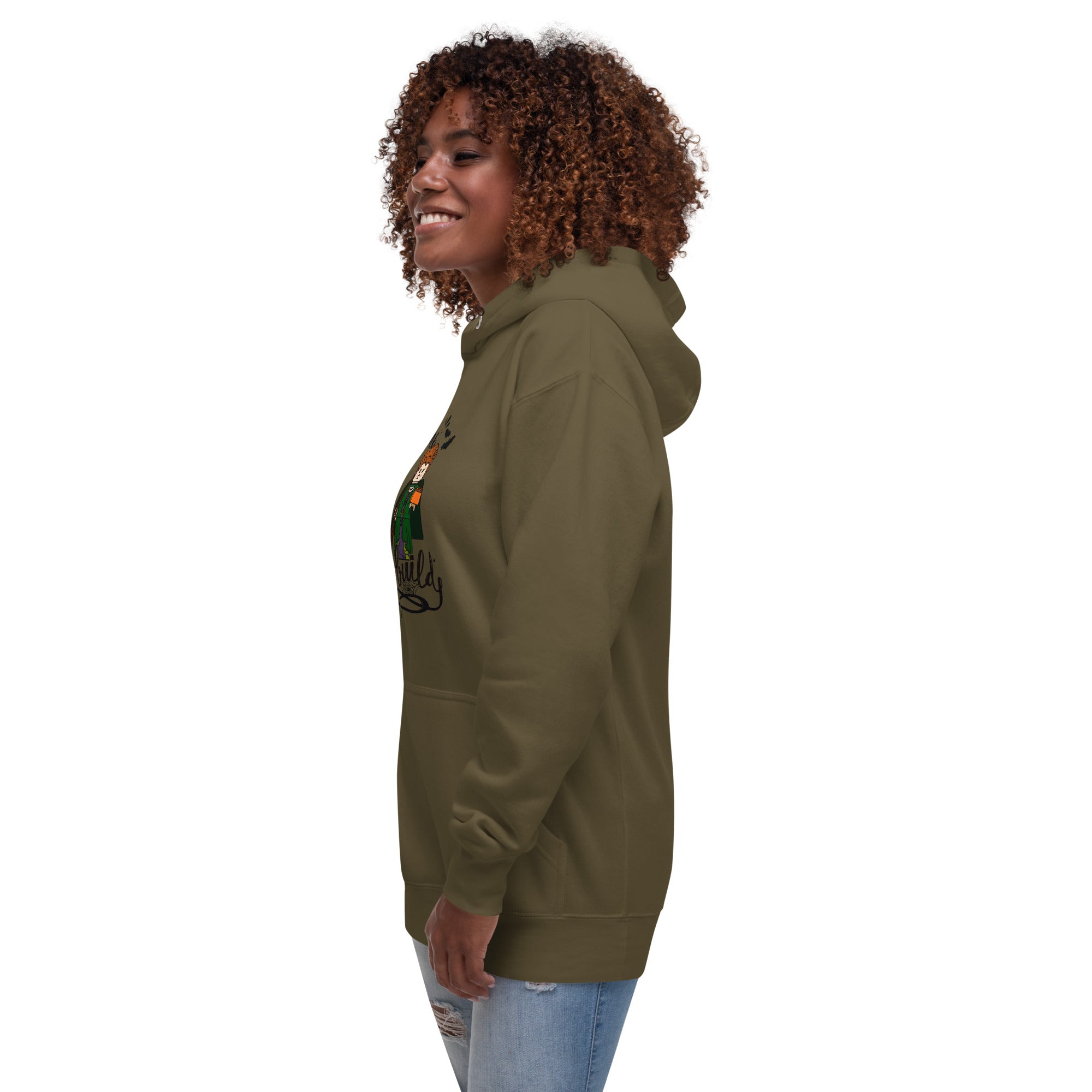Halloween Winifred Building Bricks Hoodie Sweatshirt - StudBee