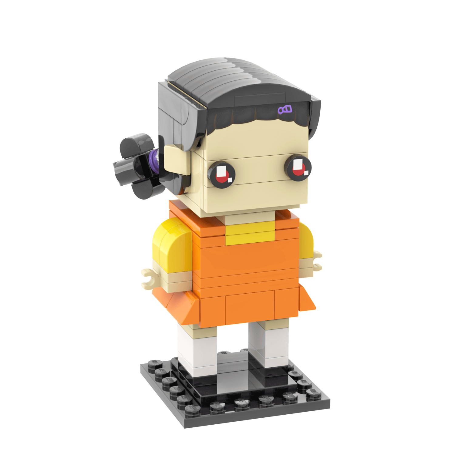 Young-Hee (Squid Game Doll) Brick Head - Squid Game - Custom Set - Made Using LEGO® Parts