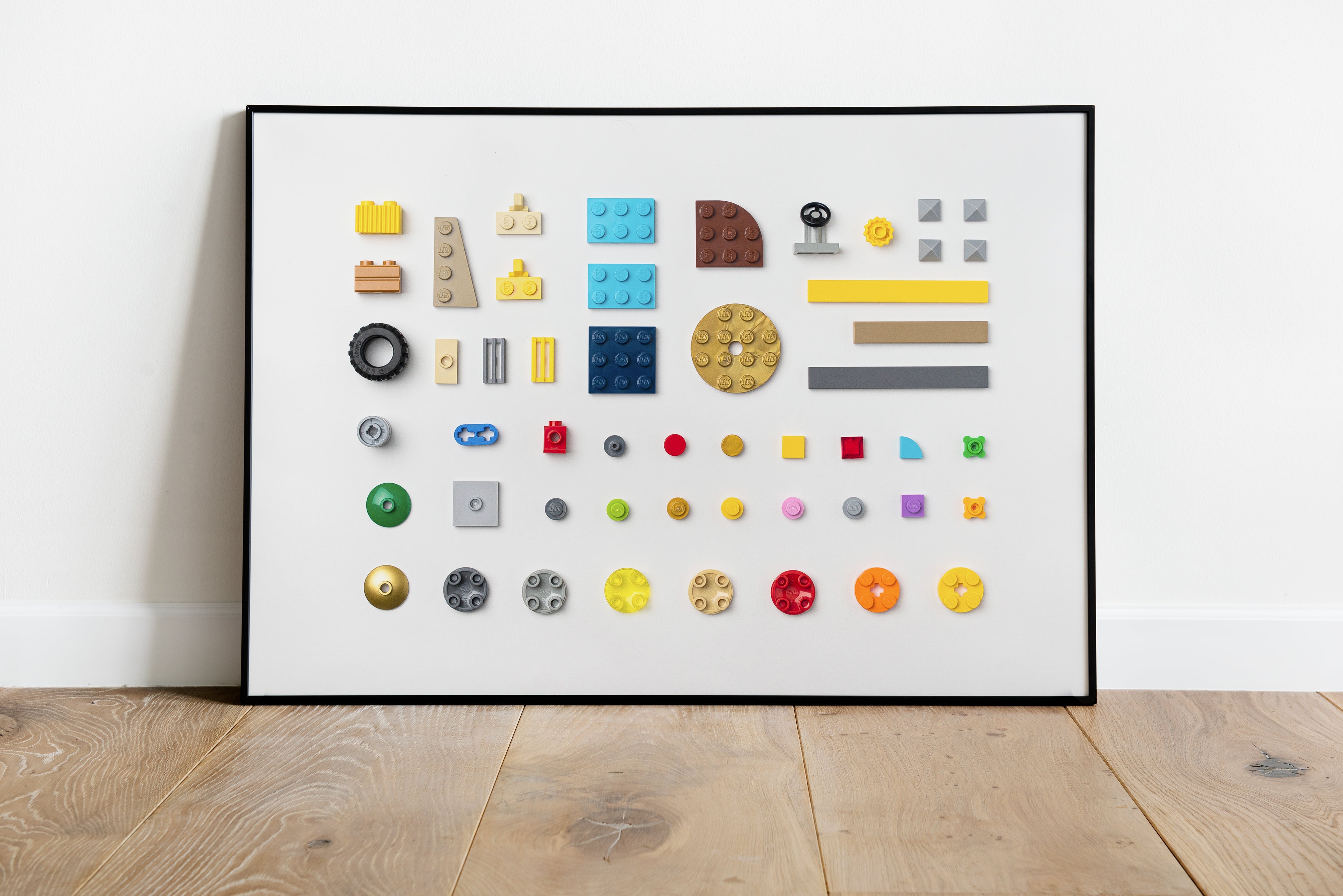 StudBee Lego Bricks Knolled Art Print Poster