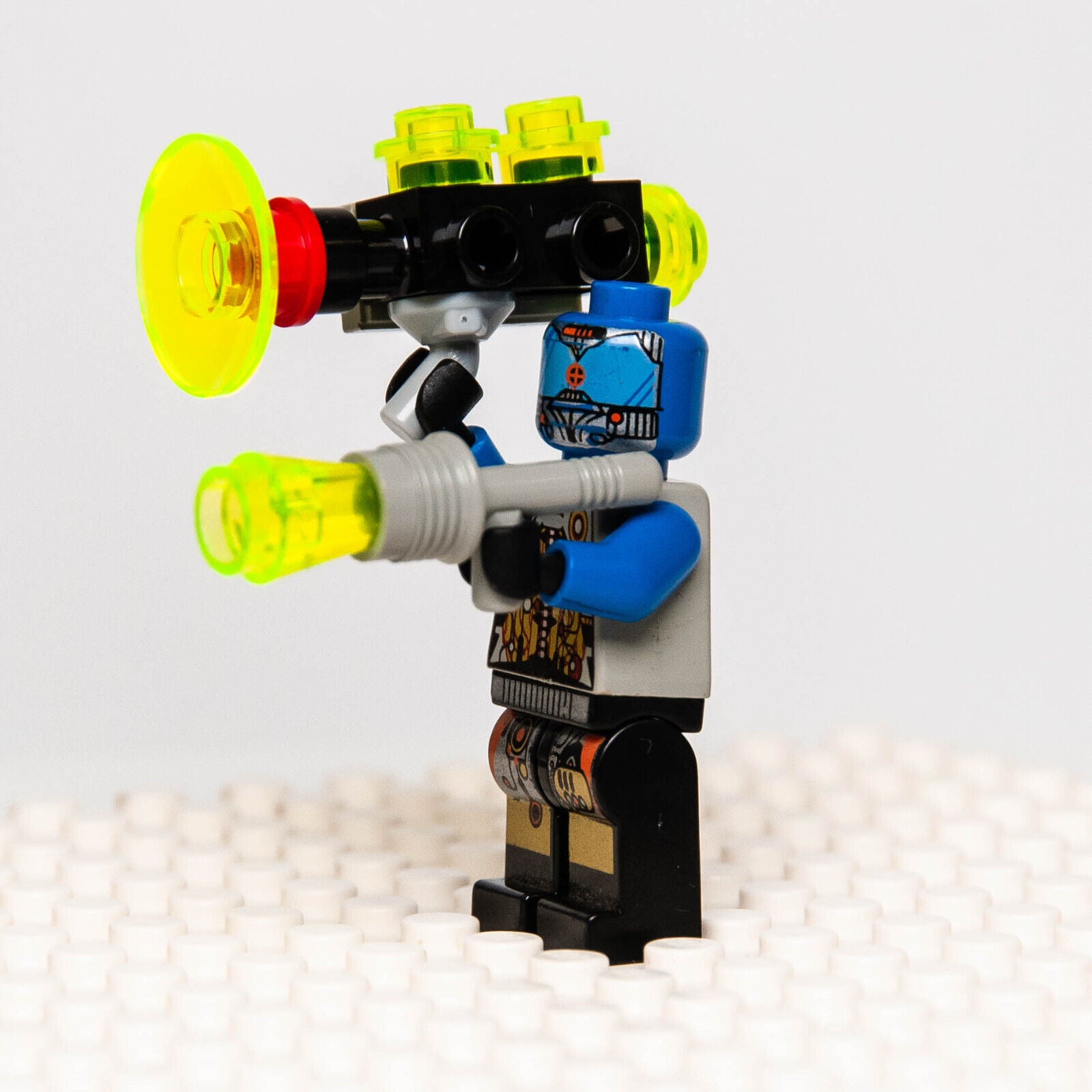 LEGO UFO Droid Blue Techdroid 1 Minifigure (sp043) Space Alien Robot