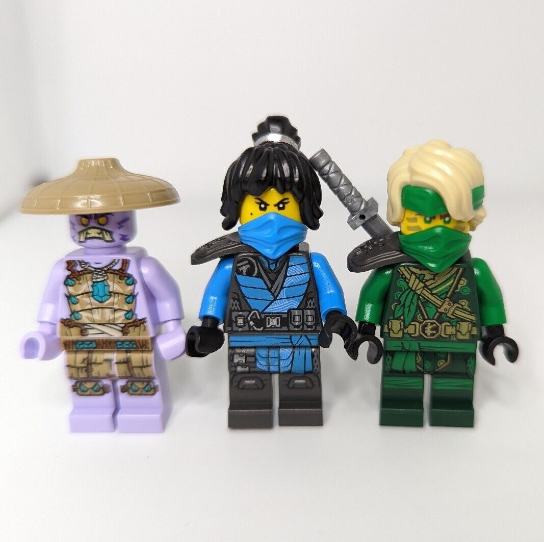 Lego Ninjago Island 71745 Minifigure Lot: Nya, Lloyd, Rumble Keeper