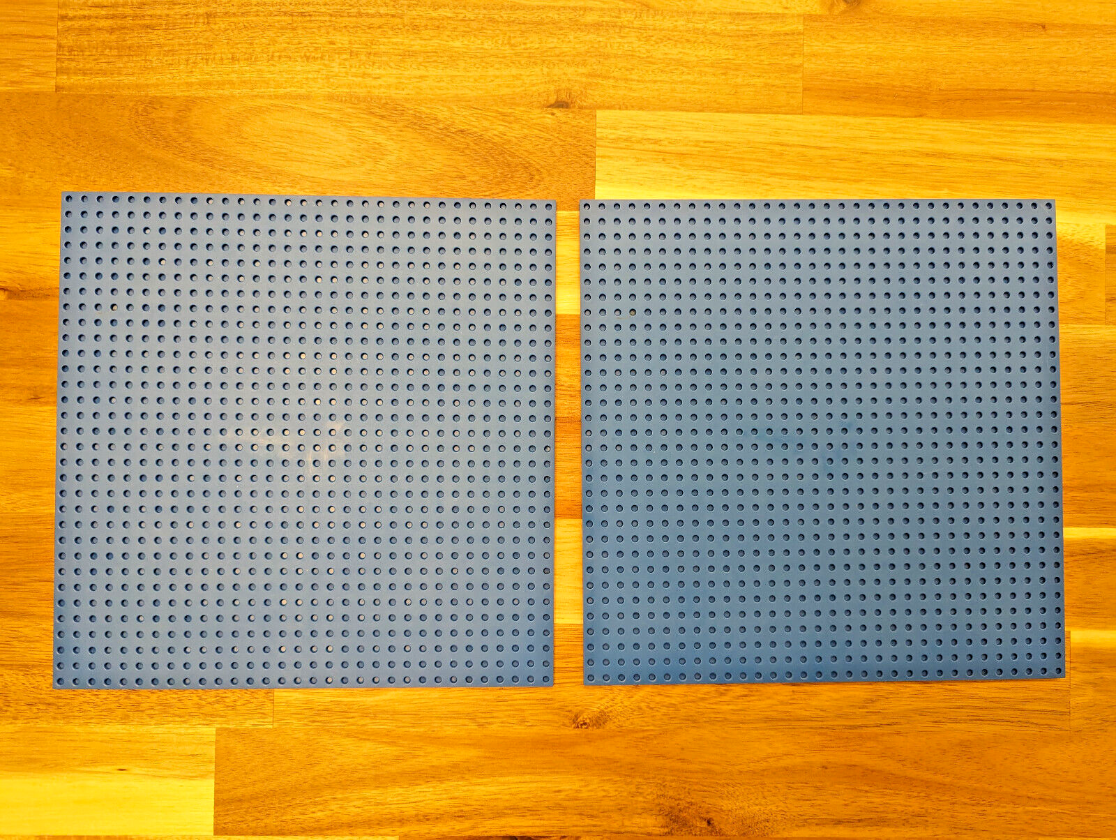 Base Plate 32x32 10x10” Lot Of 2 Blue LEGO Compatible