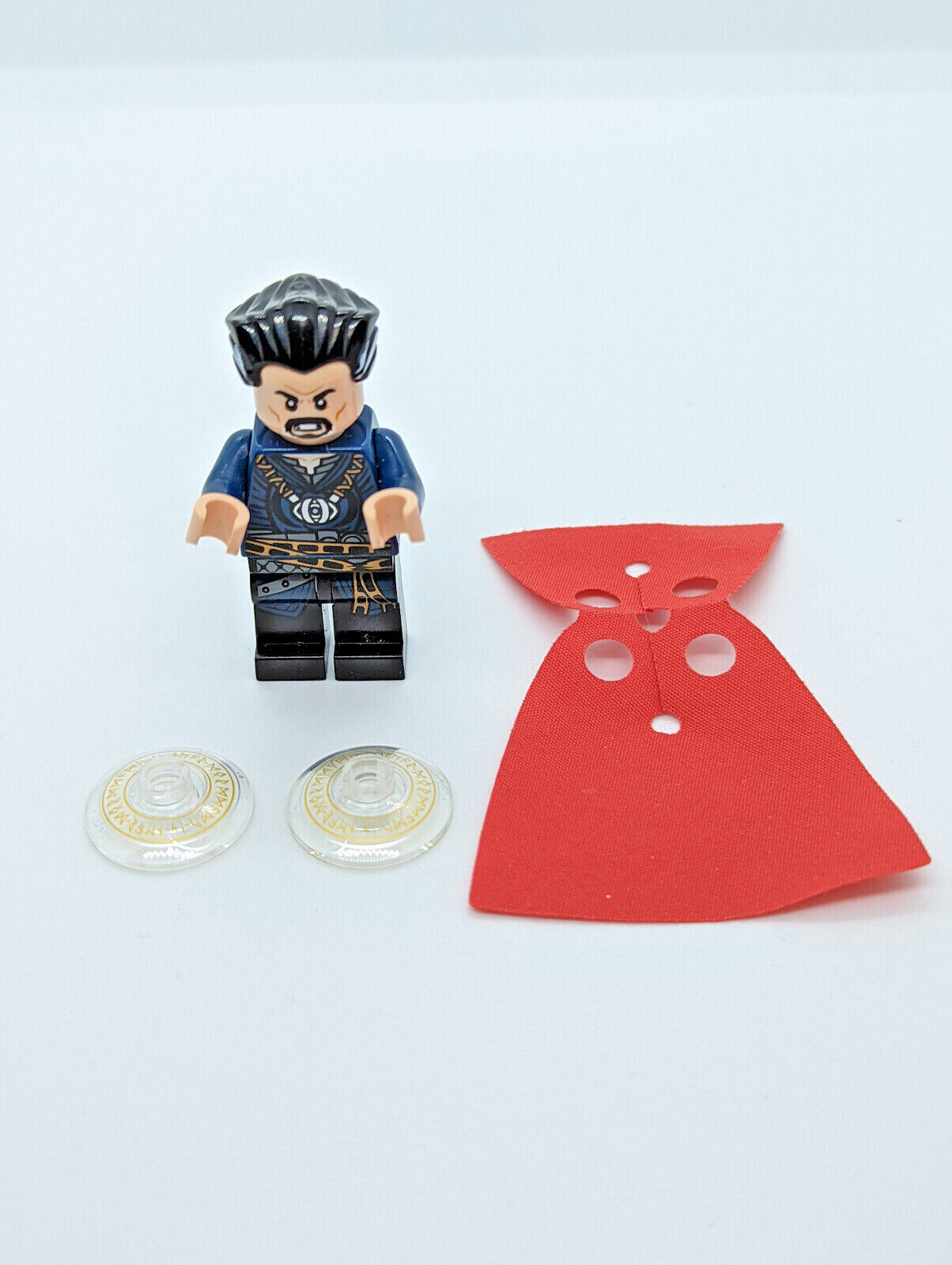 Lego Doctor Strange Marvel Minifigure with Runes (SH296) 76060