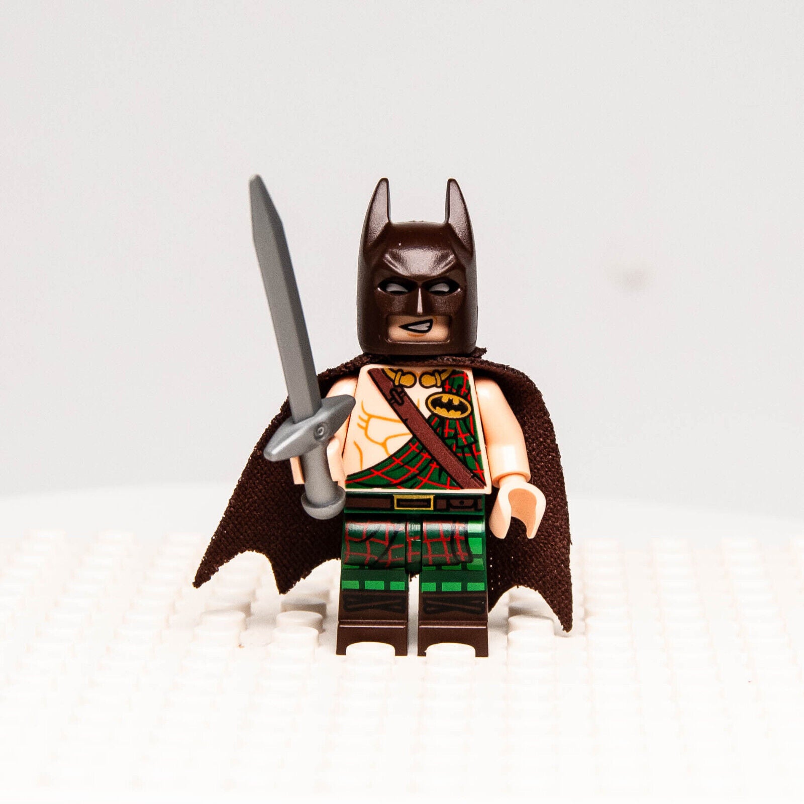 The Lego Batman Movie Minifigure - Tartan Batman sh304 Highlander Scottish