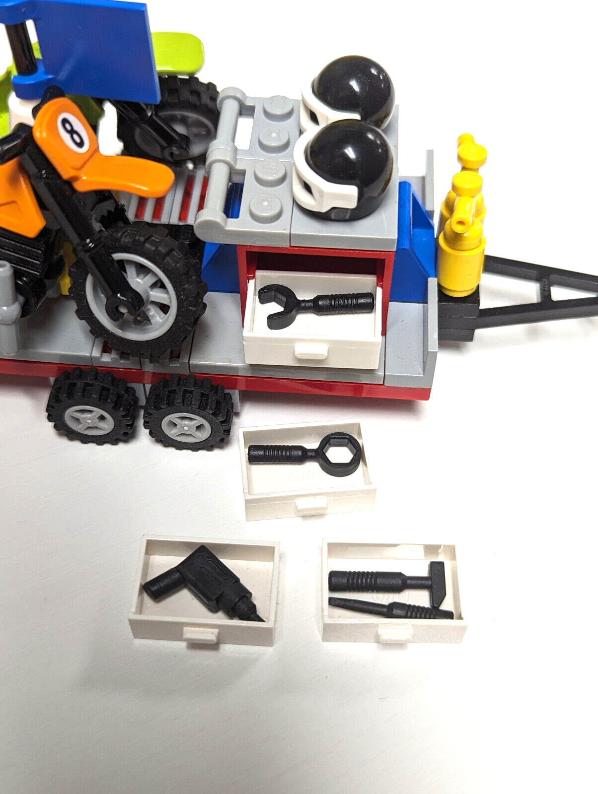 Lego City Lot: 4433 Dirt Bike Transporter & 7890 Ambulance - Complete w/ Manuals