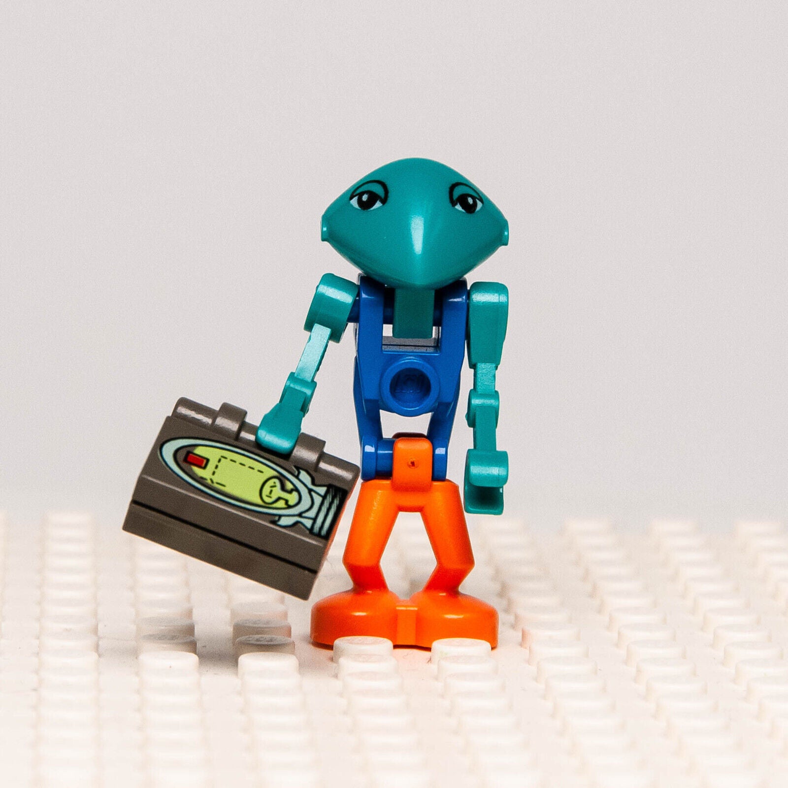 LEGO LoM Minifigure - Martian w/ Blue Body (lom018) Life on Mars Alien LOM - StudBee