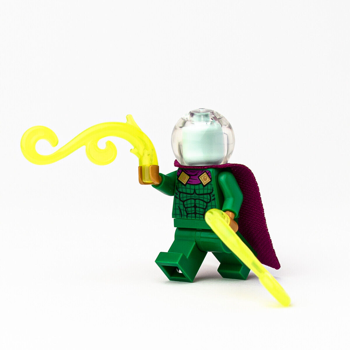 New LEGO Mysterio, Light Aqua Head Minifigure - Marvel Spider Man - 76149