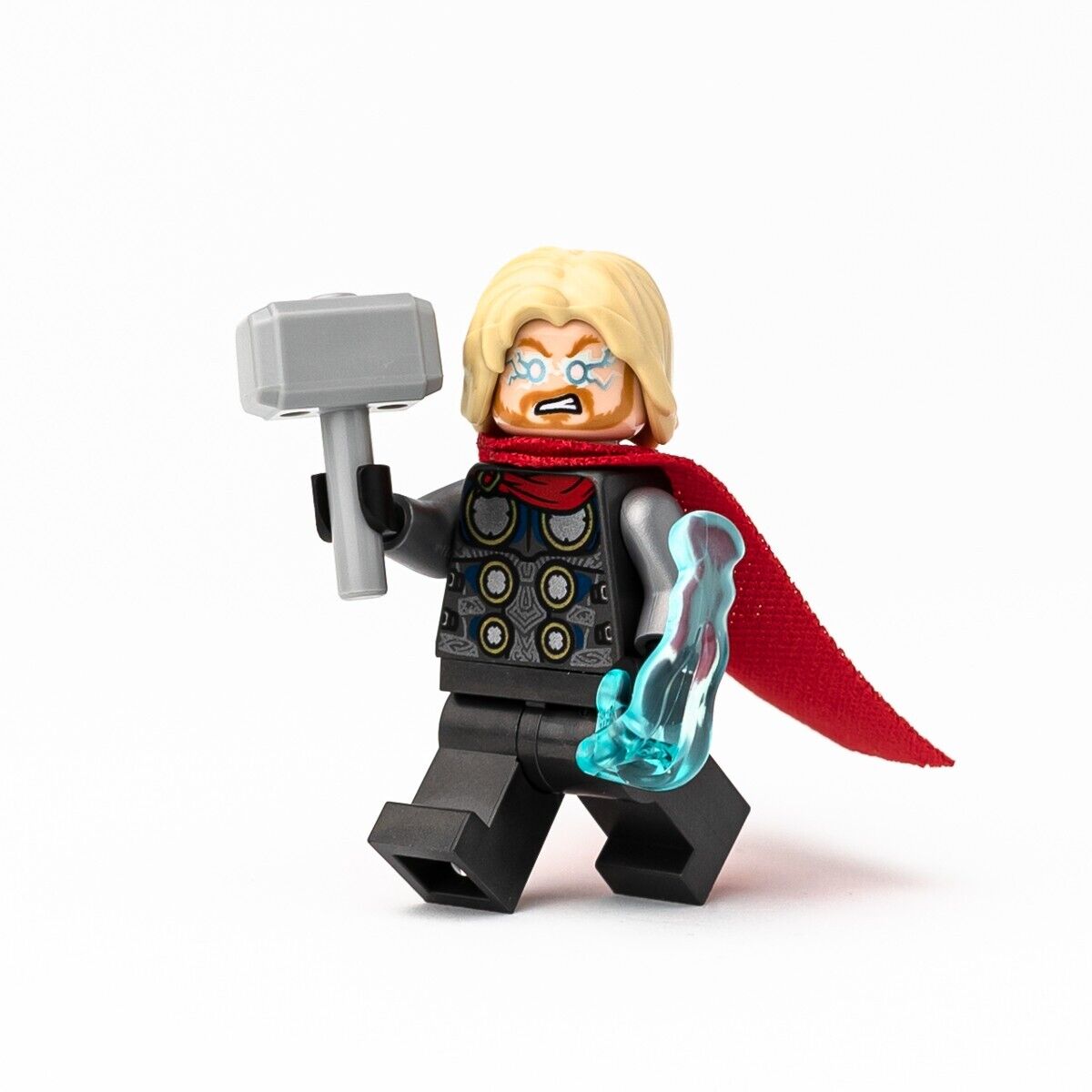 New LEGO Thor Pearl Dark Gray Legs Minifigure - Marvel Avengers - 76153