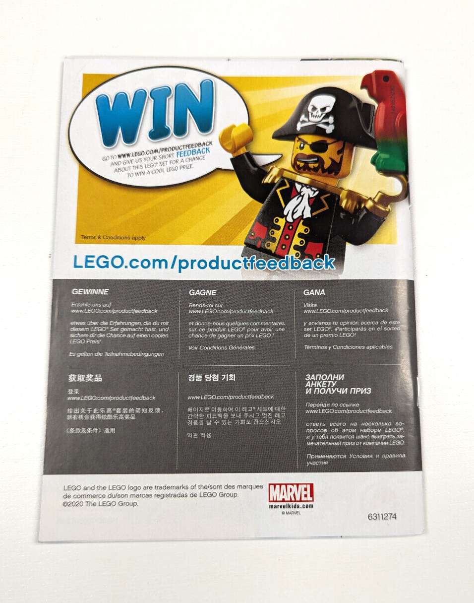 Lego (Instruction Manual Only) 76140 Iron Man Mech