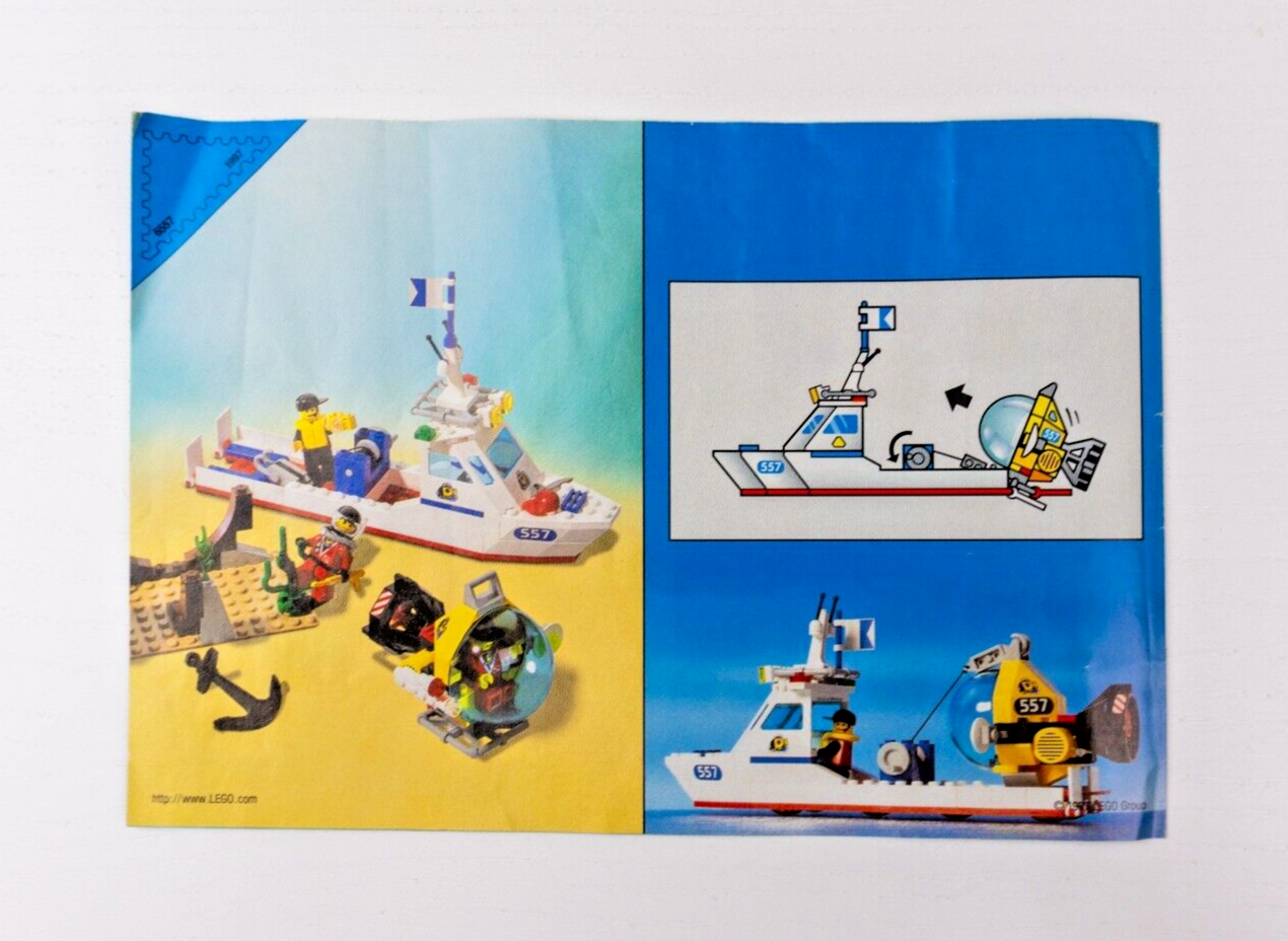 LEGO TOWN DIVERS: Ocean Treasure Hunters 6557 - Complete with Box & Manual - StudBee