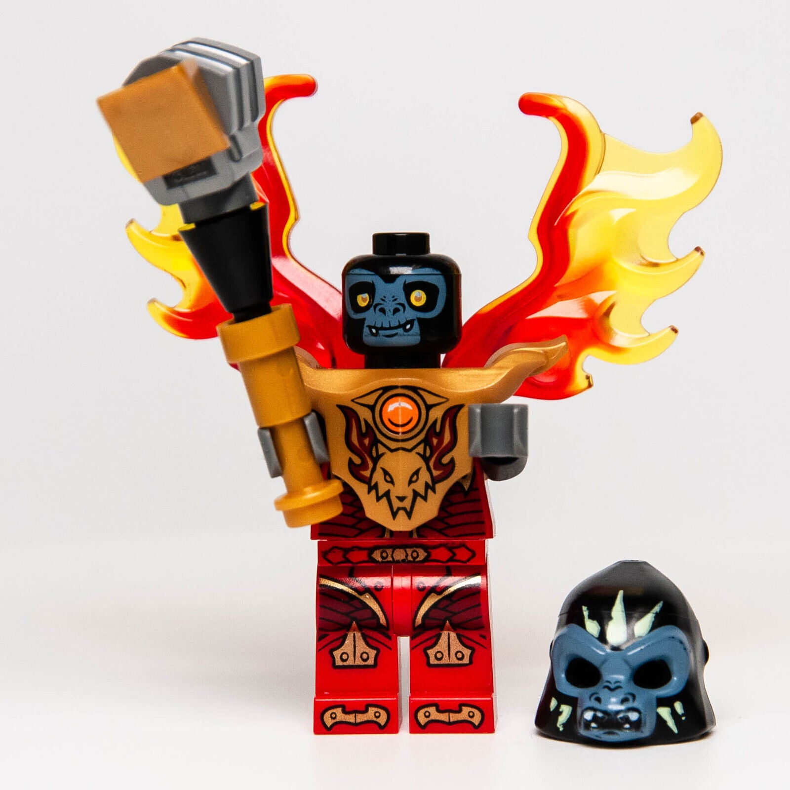 Lego Chima Gorzan, Flame Wings 70222 (loc131) Minifigure Gorilla