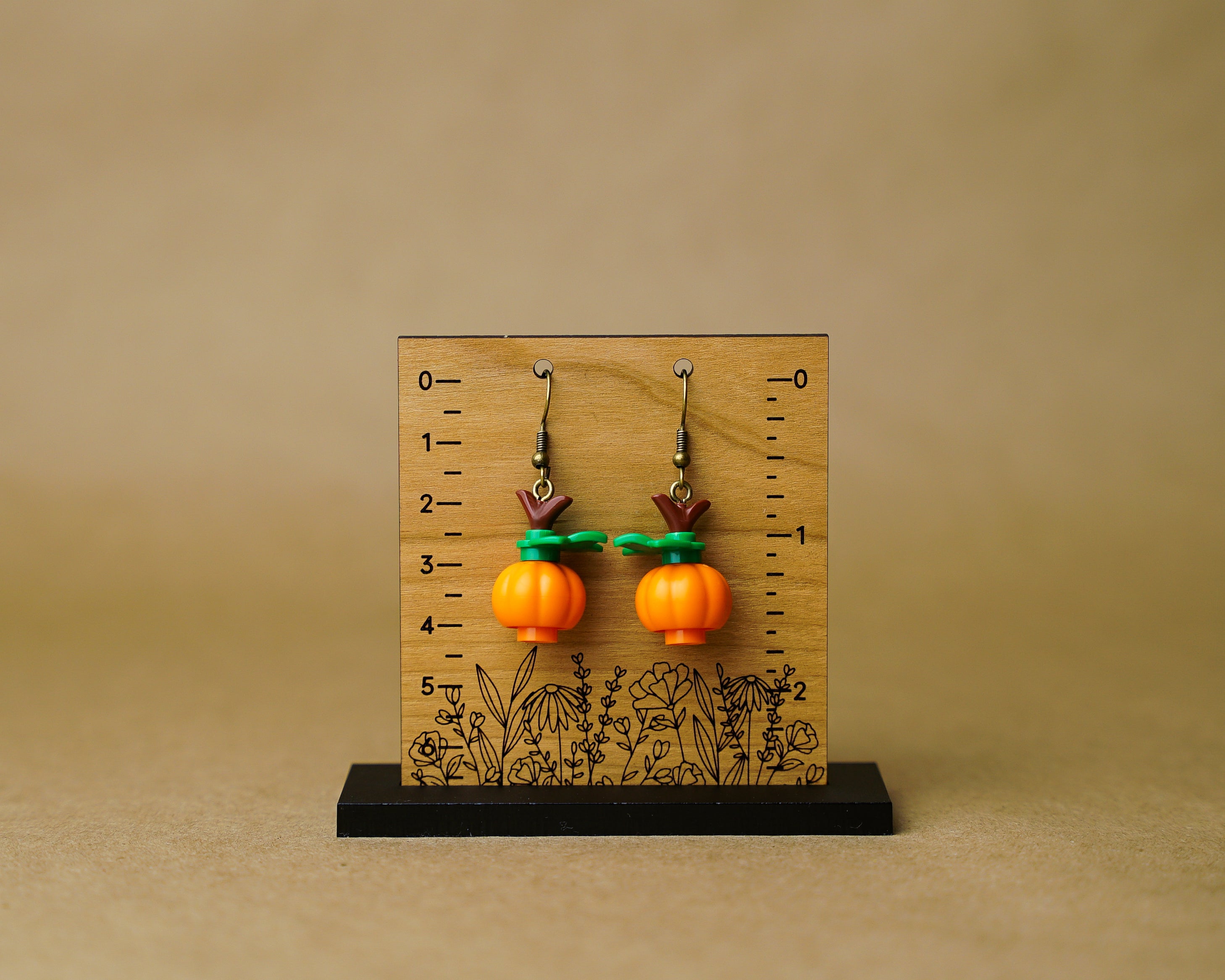 StudBee - Pumpkin Patch LEGO® Fall Earrings - StudBee