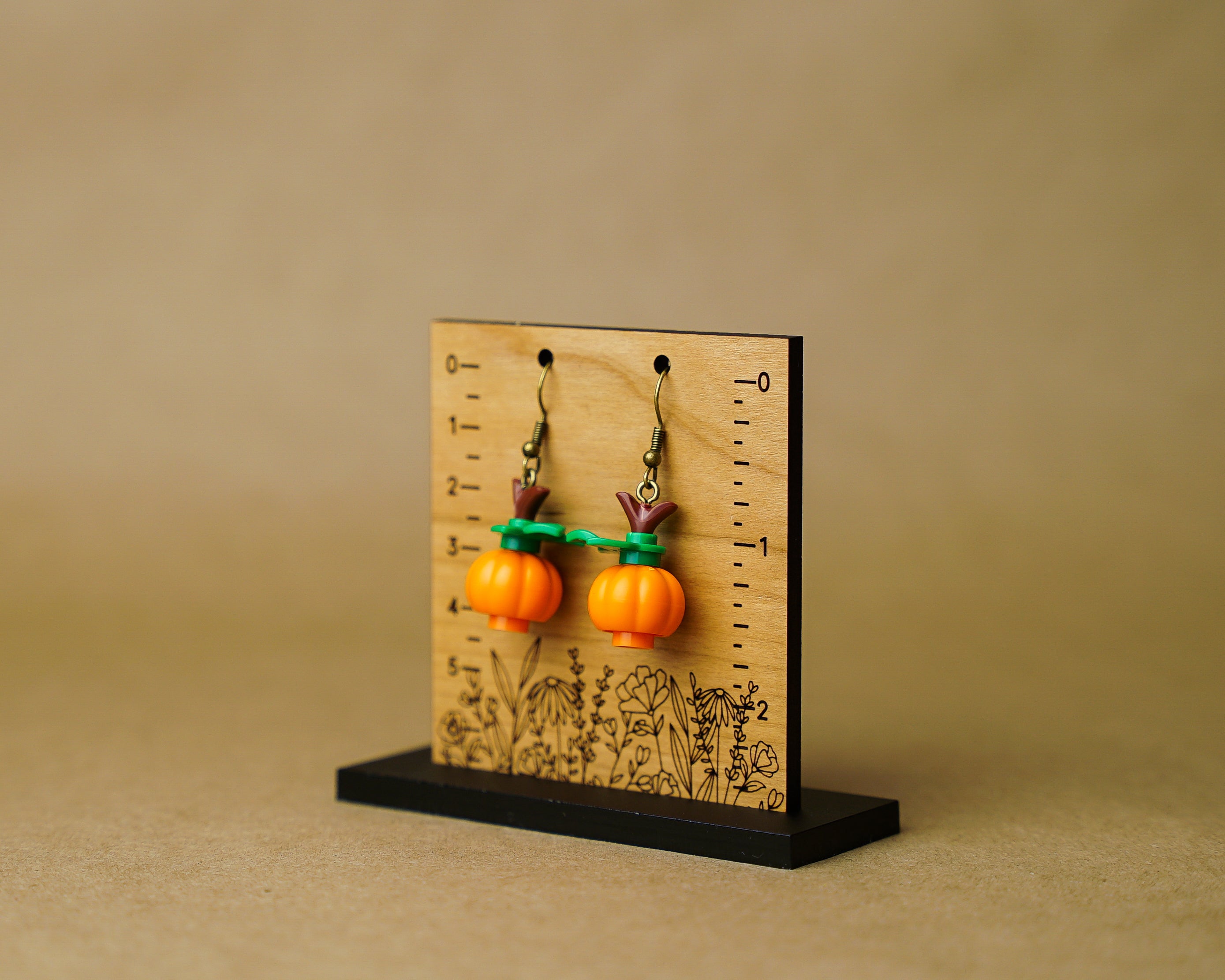 StudBee - Pumpkin Patch LEGO® Fall Earrings - StudBee