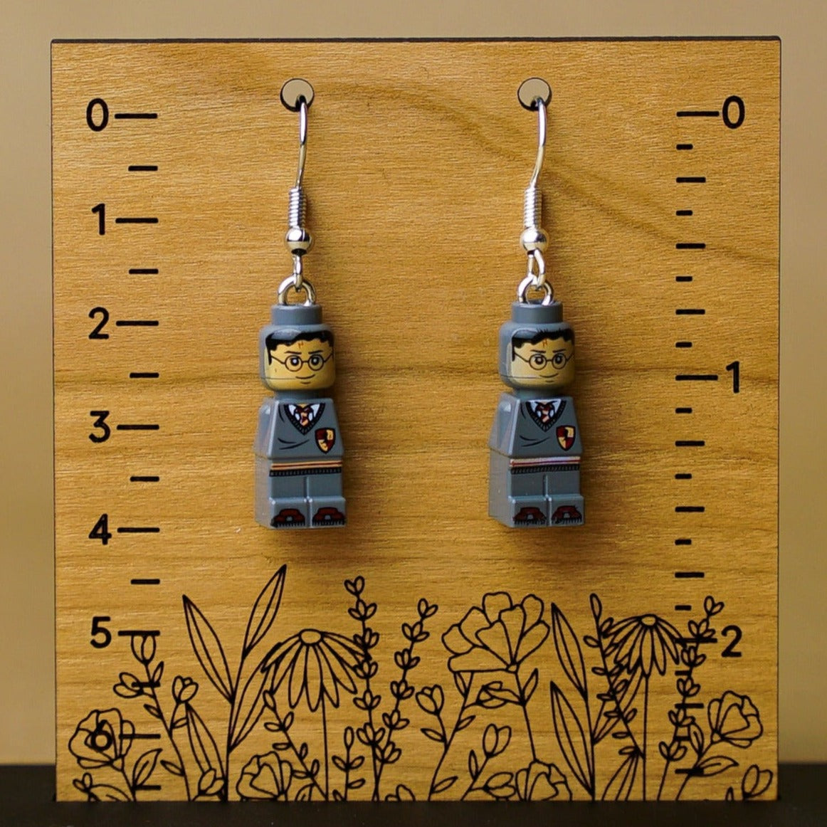 StudBee - Micro Harry Potter Minifigure Earrings | Handmade from Authentic LEGO® Bricks - StudBee