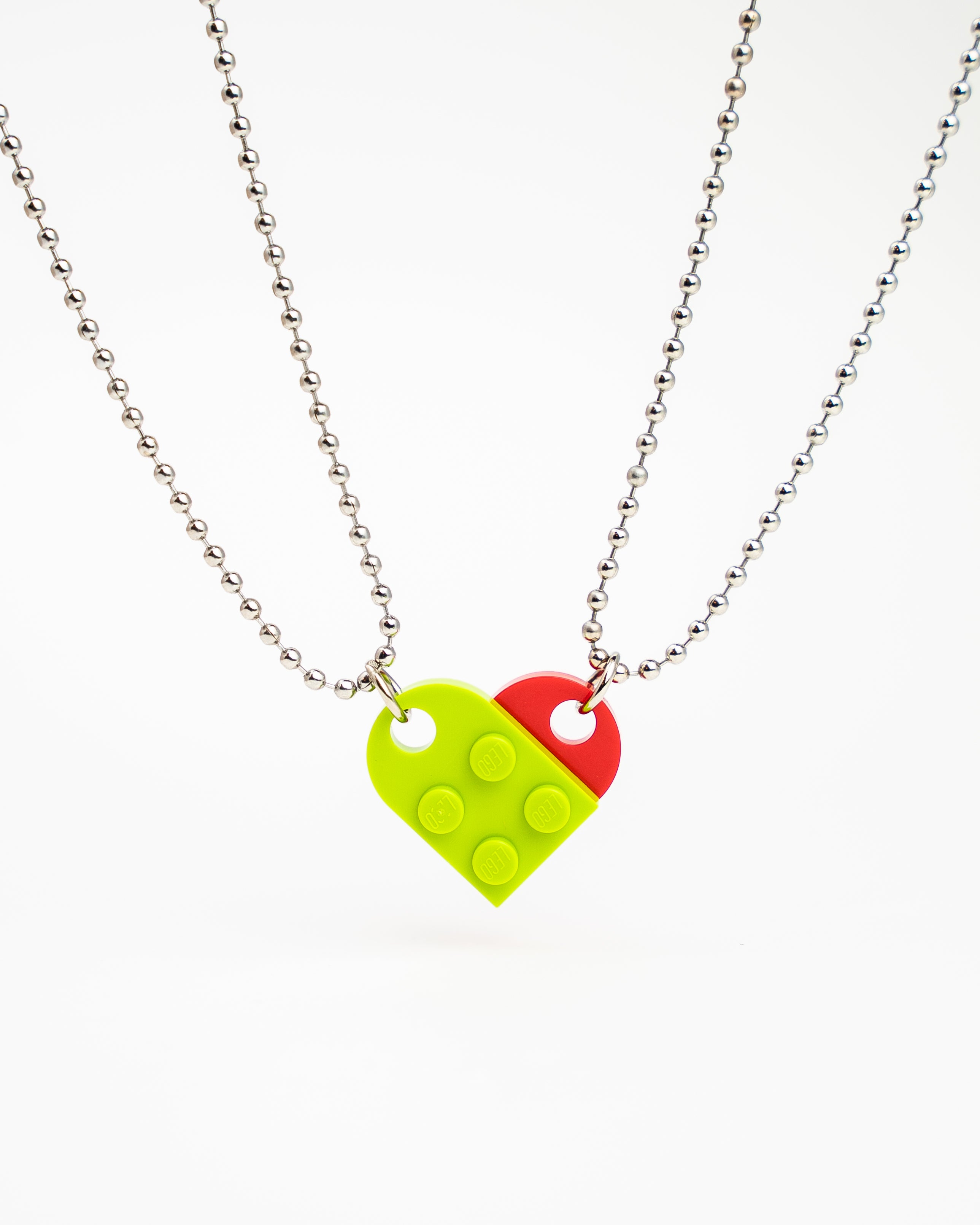 Lego Heart Necklace - StudBee