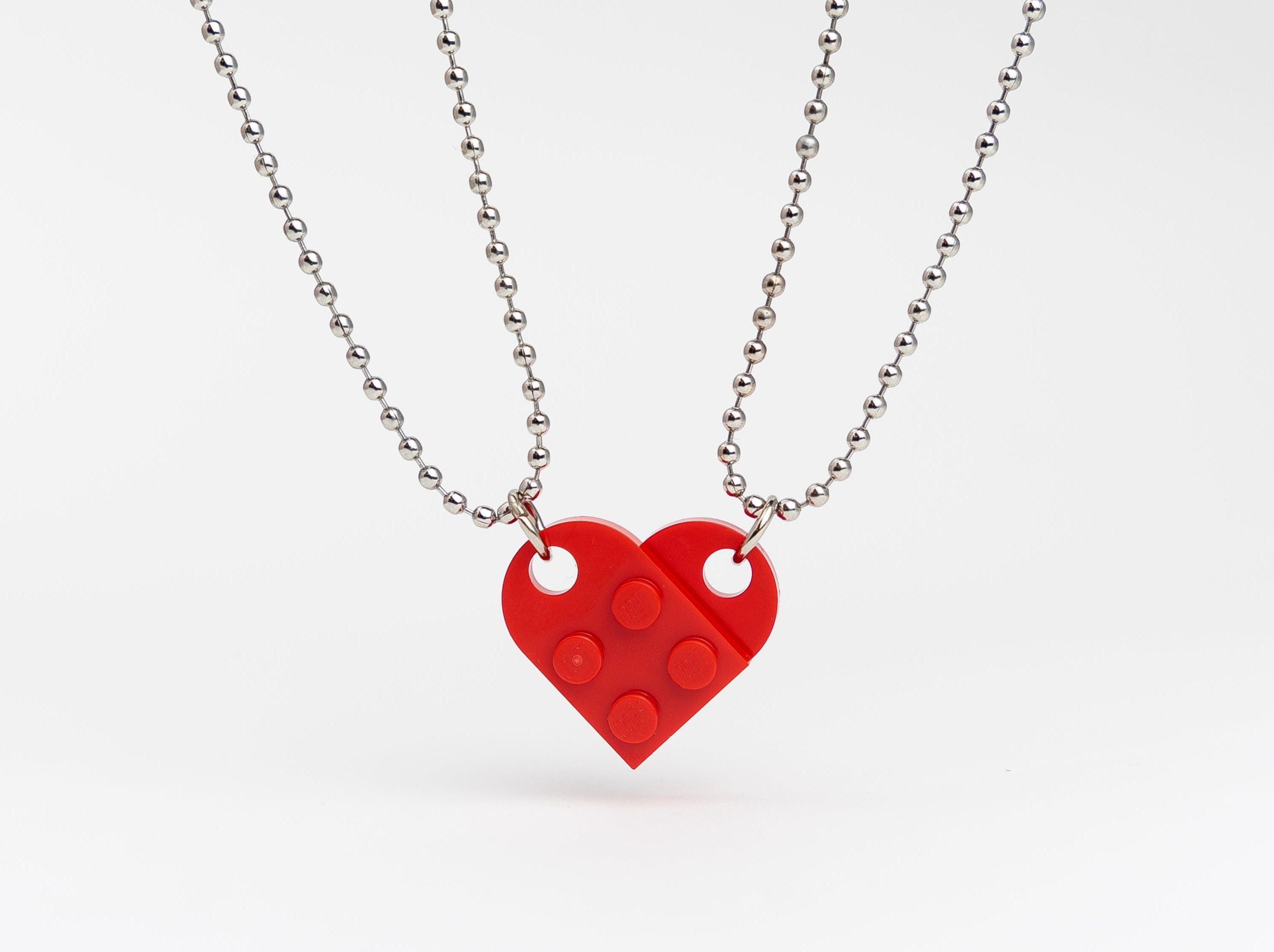 Lego Heart Necklace - StudBee