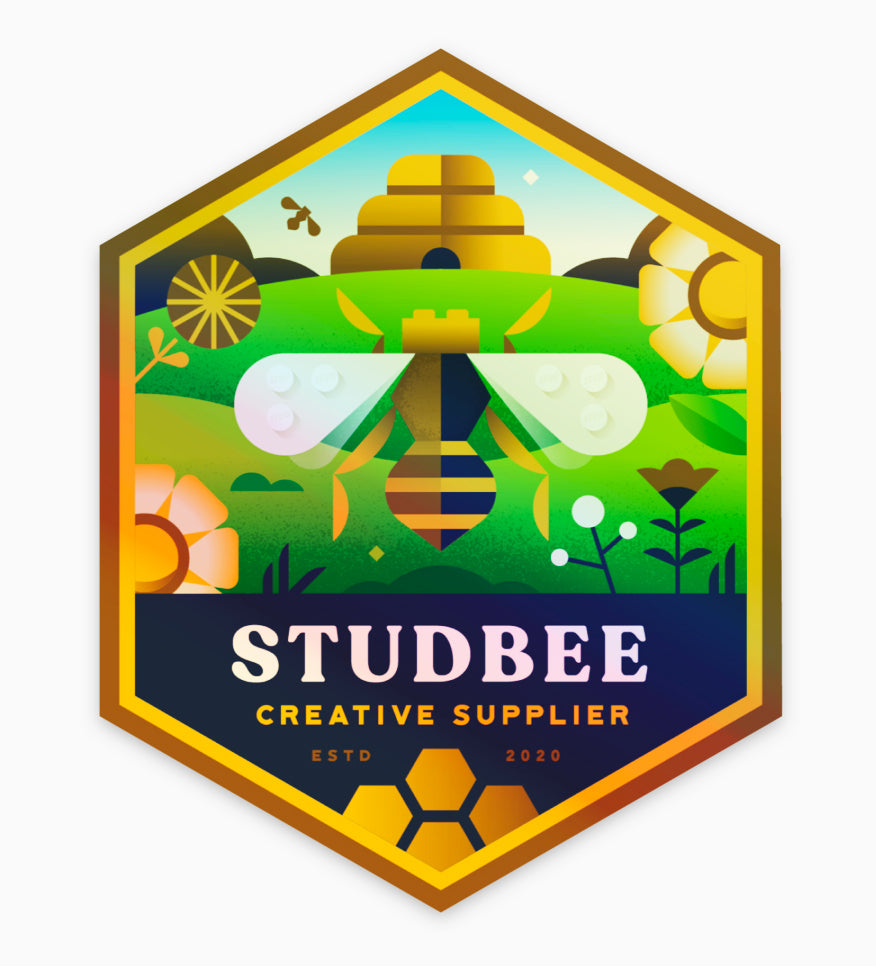 Studbee Holographic Vinyl Sticker - StudBee