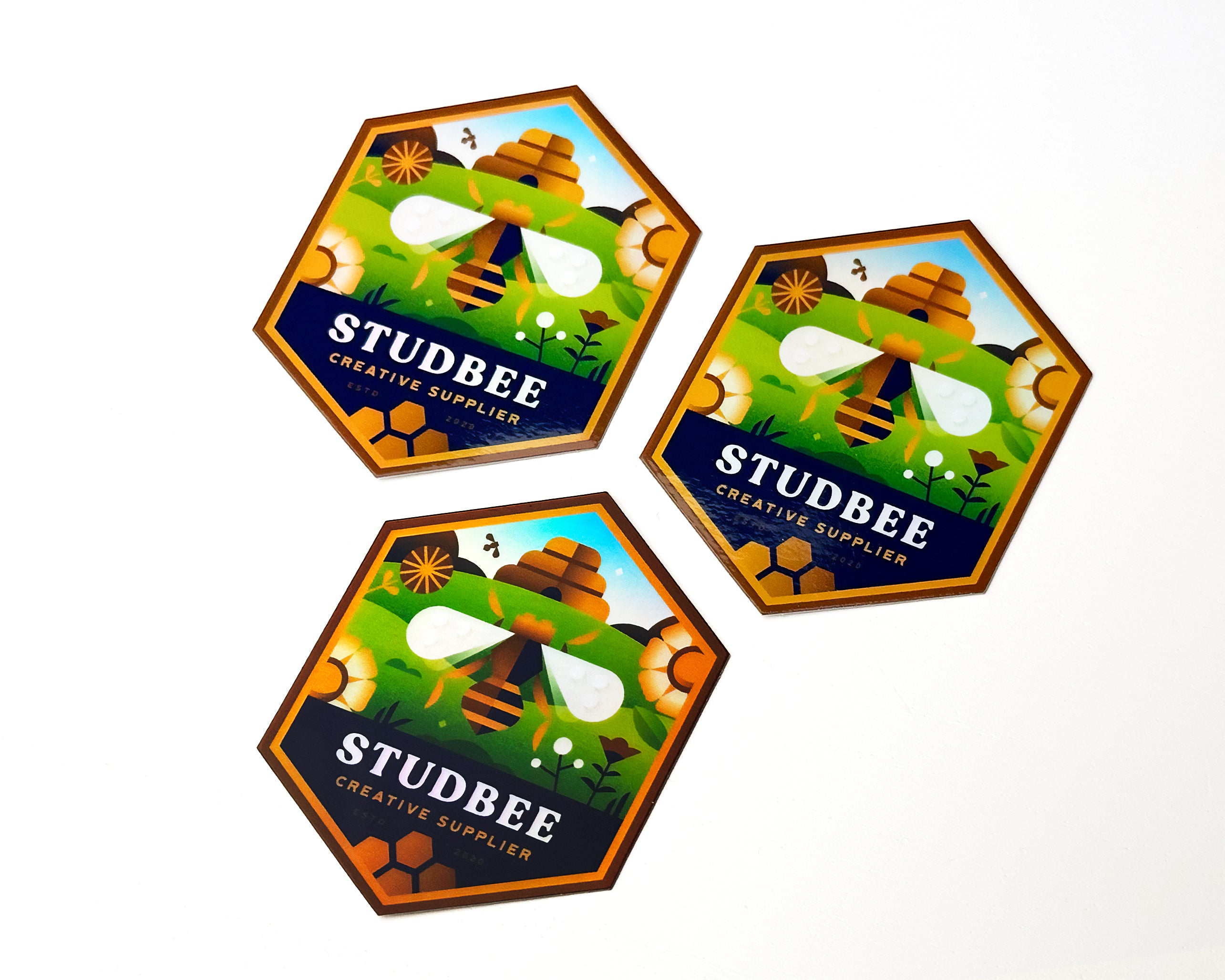 Studbee Holographic Vinyl Sticker - StudBee