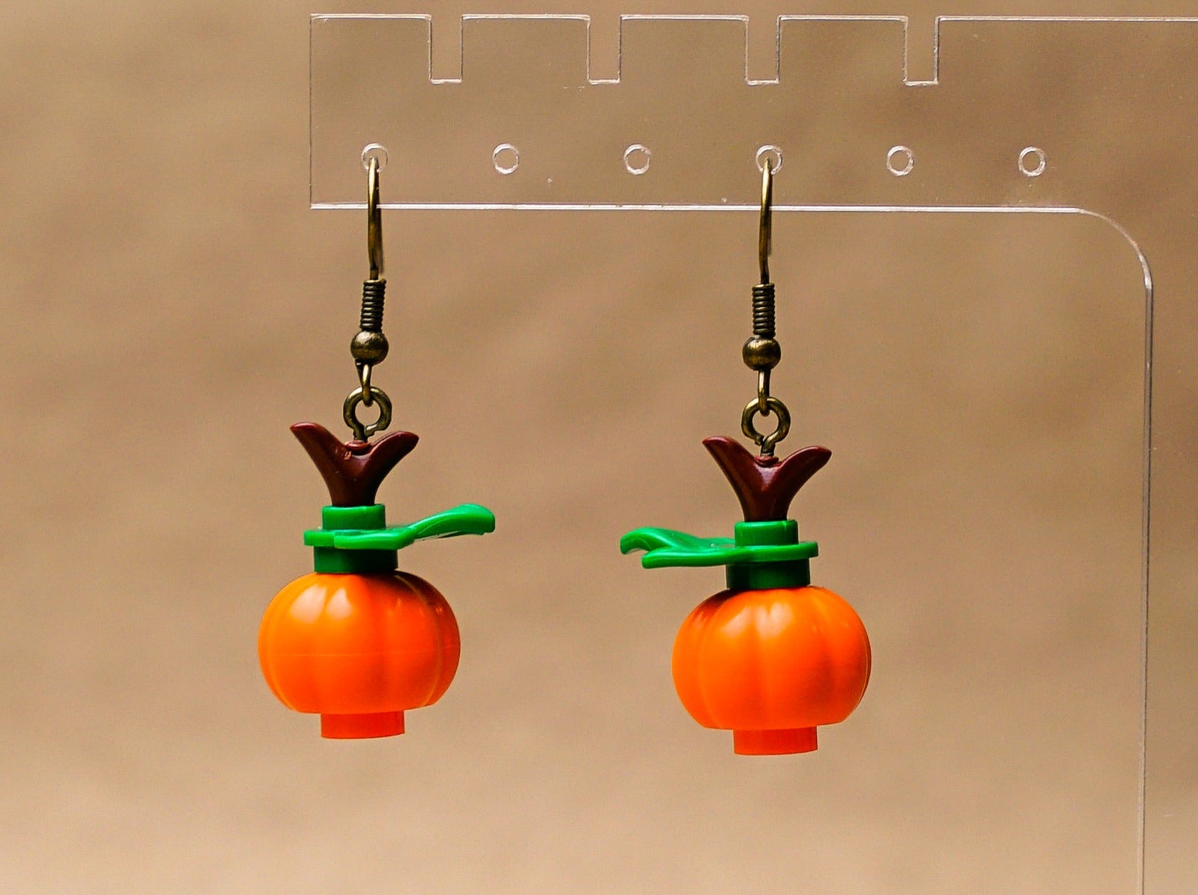 StudBee - Pumpkin Patch LEGO® Fall Earrings - StudBee
