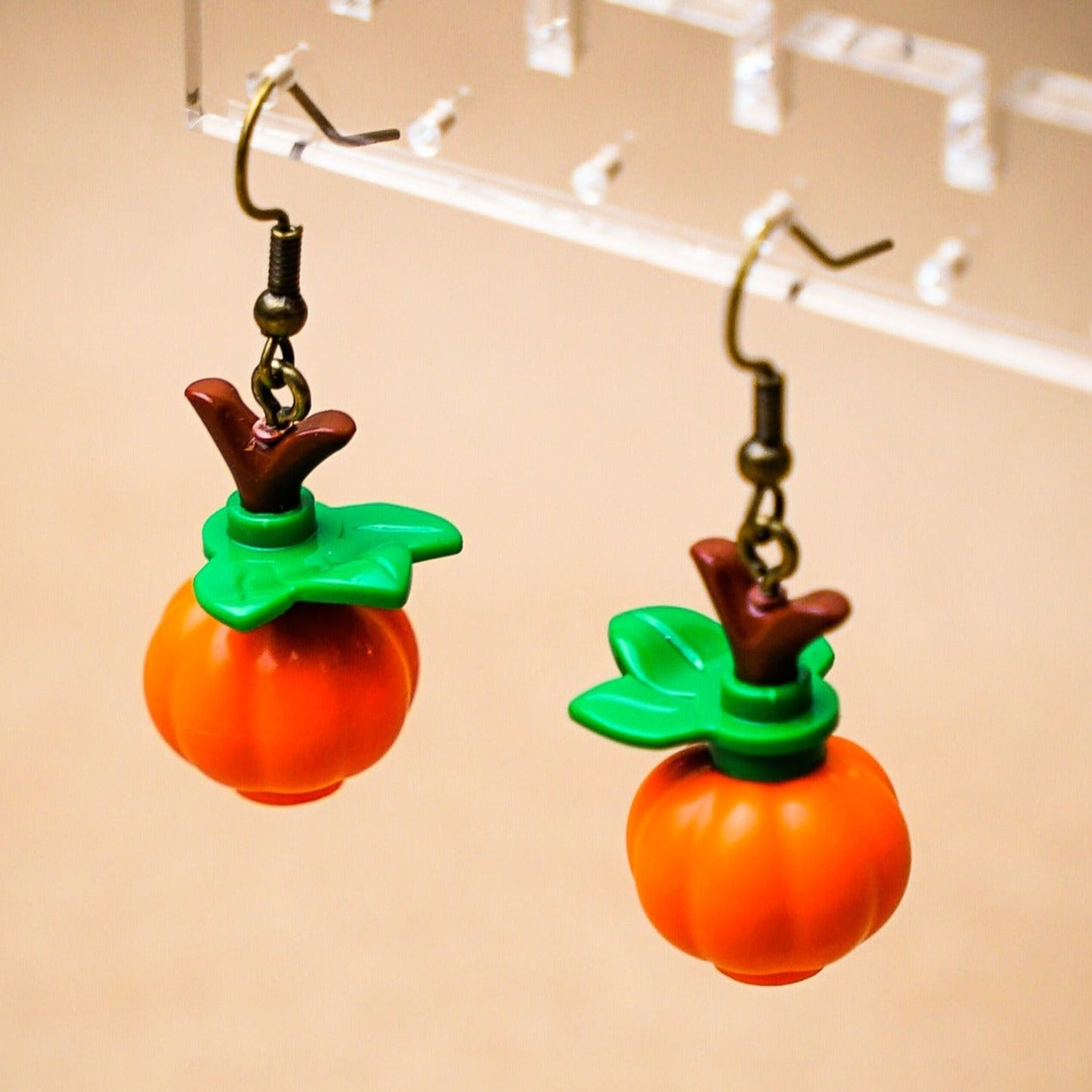 StudBee - Pumpkin Patch LEGO® Fall Earrings - StudBee