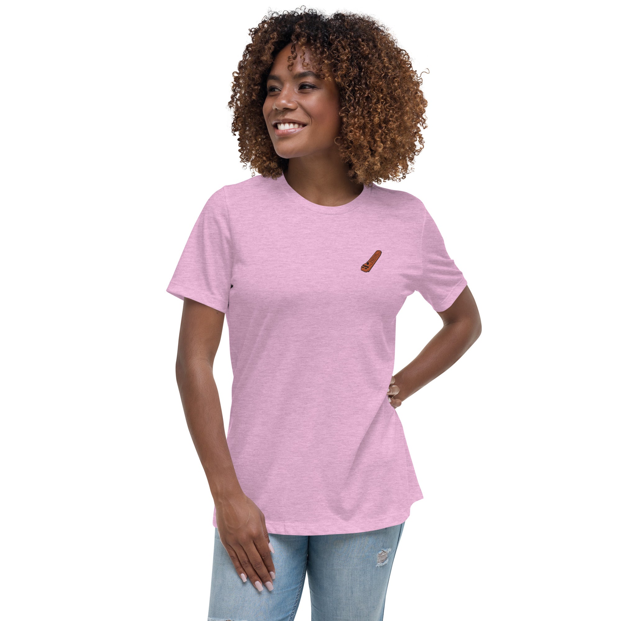 Brick Separator Women's Relaxed T-Shirt - Embroidered Design - StudBee