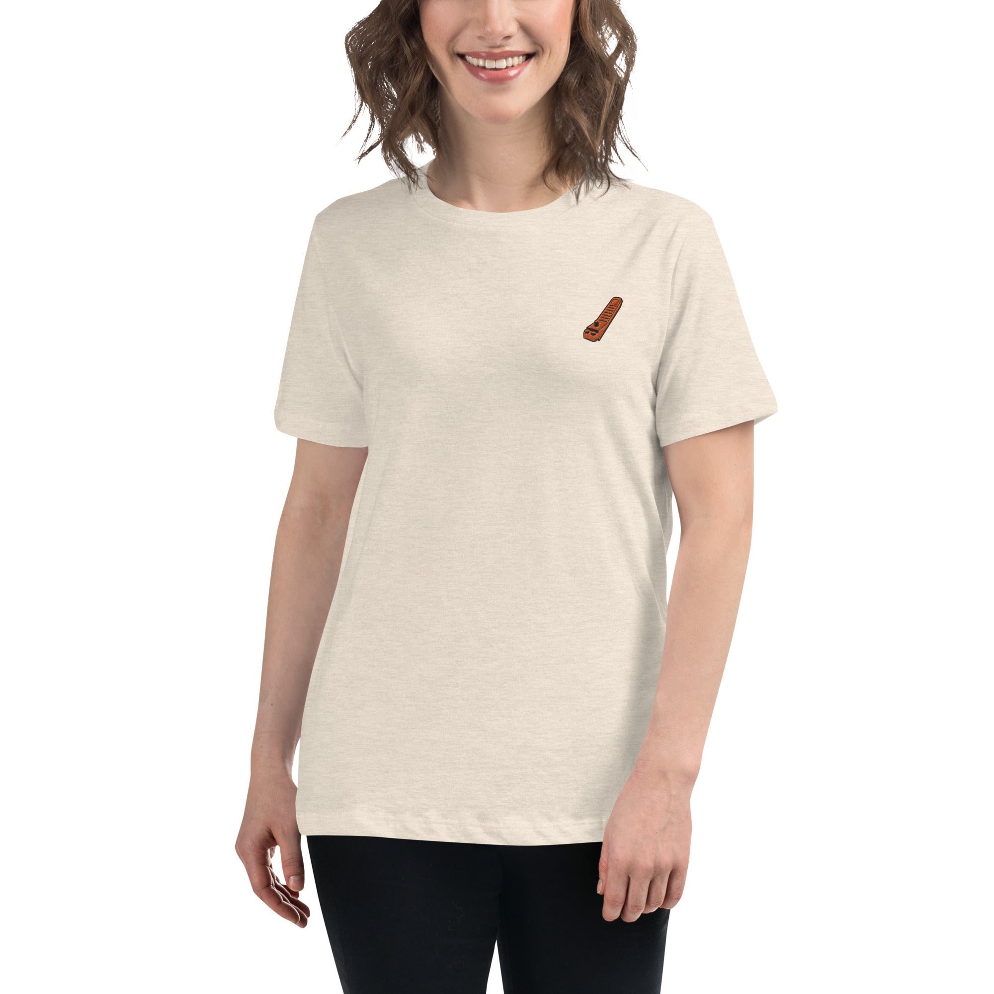 Brick Separator Women's Relaxed T-Shirt - Embroidered Design - StudBee