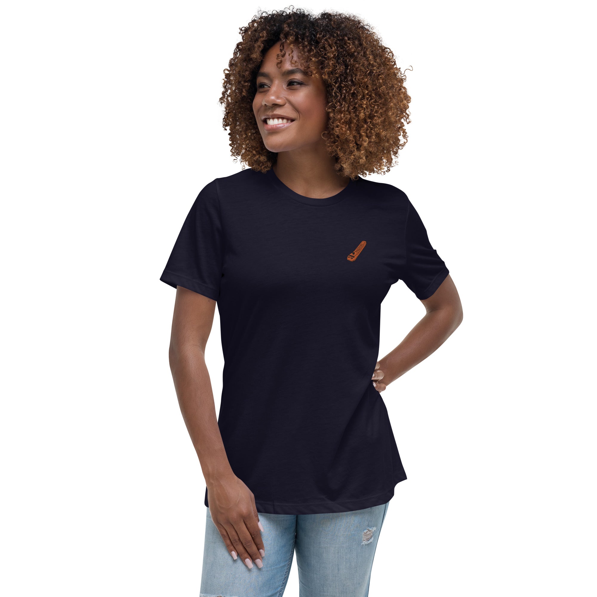 Brick Separator Women's Relaxed T-Shirt - Embroidered Design - StudBee