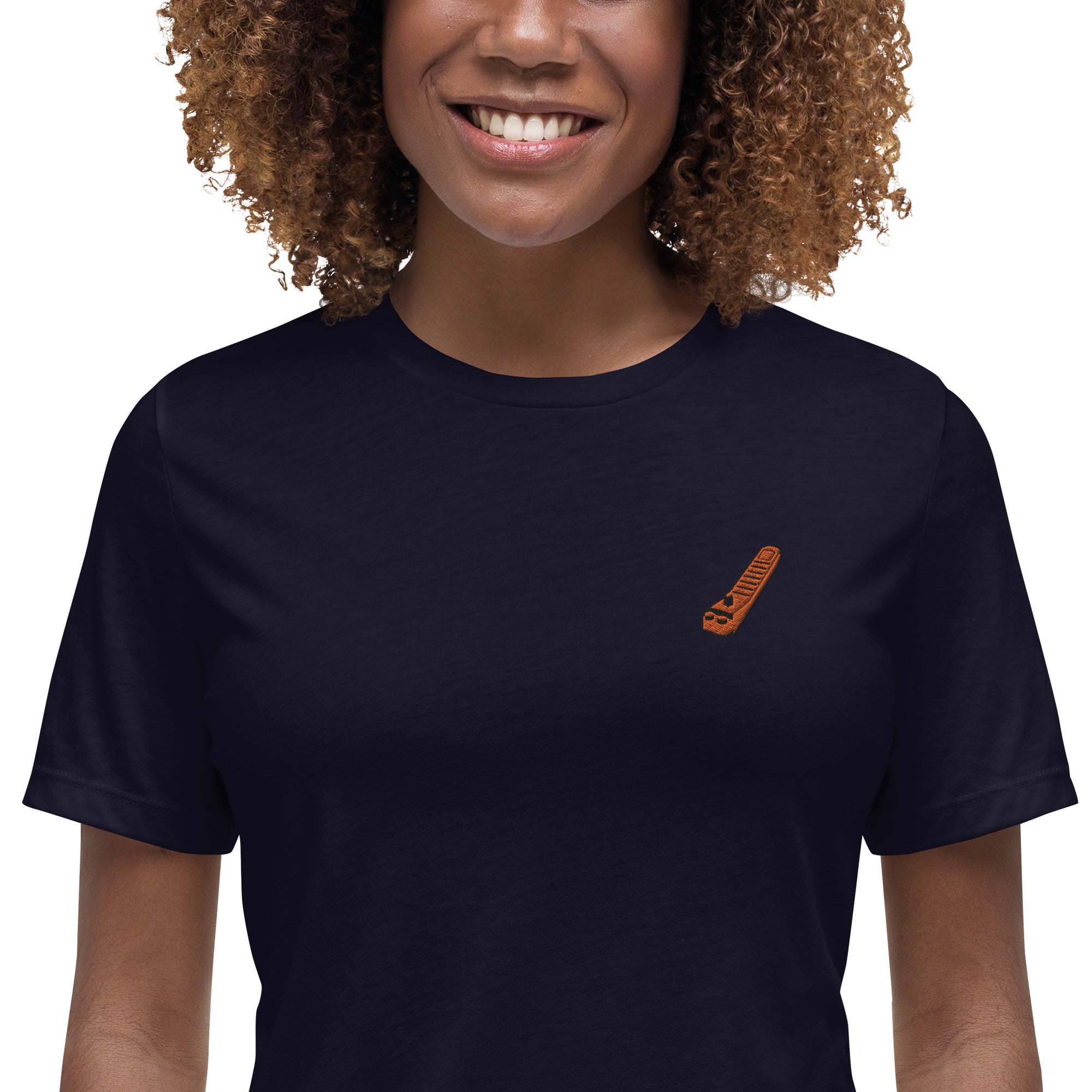 Brick Separator Women's Relaxed T-Shirt - Embroidered Design - StudBee